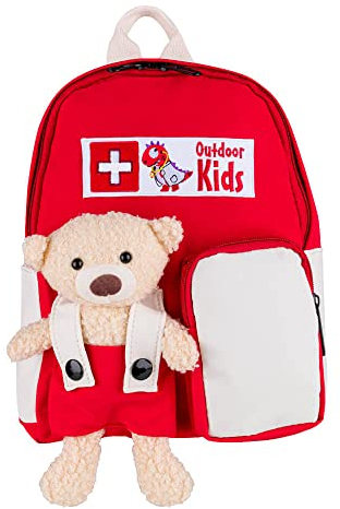 TMS Pro Shop Erste-Hilfe-Rucksack Kinder, OUTDOOR KIDS, rot/weiß, DGUV 202-089, gefüllt, Art.-Nr. 609628