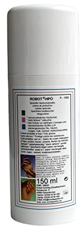 sonntagseifen Arbeitsschutzcreme Robot-HPÖ 150 ml, Creme zum Hautschutz, schützt vor starker Beanspruchung, für Handwerker