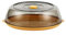 Couvercle pour micro-ondes,Couvercle pour Micro Ondes Pliable Cloche Micro Ondes Retractable Couvercle Anti-Éclaboussures,ouvercle pour micro-ondes empilable,pour assiette pour micro-ondes
