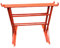 HILL TOP FABRICATIONS LTD - 2 x BUILDERS TRESTLES SIZE NO.2, ADJUST FROM 750mm - 1200m (Trestle Band Stands) SWL 400kg Made In The UK - Powder Coated Orange For Hard-Wearing Finish. Ideal For Builders