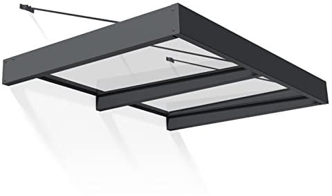Canopia by Palram Sophia XL Canopy, 1.9 x 1.4 cm, Anthracite, Clear
