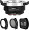 Meike MK-PLTE-C Drop-In Filter Manuelle Fokus Mount Adapter mit variablen ND und UV Filtern für ARRI PL-Mount Cine Lens auf Sony E Mount spiegellose Kameras