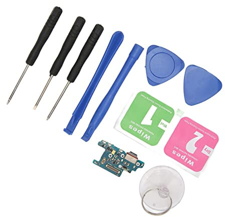USB Charger Port Repair Kit for Samsung S20+Plus 5G G986B, USB Charging Port Flex Cable Replacement USB Charger Port PCB Board Replacement Repair Kit, Durable and Long Service Life