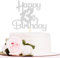 Sotpot Silver Glitter 13 Cake Topper, 13th Birthday Cake Decorations for Birthday Party Anniversary Party Supplies (13 Cake Topper)