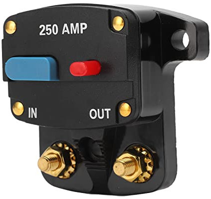 Onduleur de Disjoncteur de Fusible Audio, Résistant à l'usure, Bonne conductivité, Disjoncteur Audio de Voiture Résistant à la Pression pour Camions (250A)