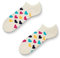Dedoles Chaussettes Unisexe Homme Femme & Enfants beaucoup designs amusants gauche droite différent, couleur: Multicolore, motif: Cœurs colorés (Socquettes pour baskets), taille: 43-46