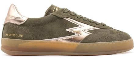 MOA CONCEPT Sneaker MG568 Club Armeegrün Details Silber (37), grün, 37 EU