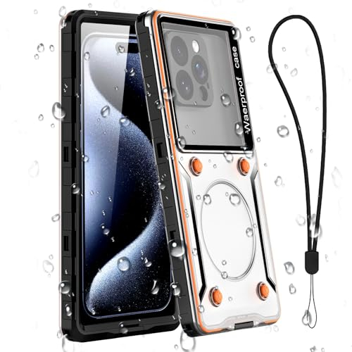 Custodia Impermeabile Smartphone IPX8 Porta custodia cellulare impermeabile 15m Subacquea compatible per iPhone 15 14 13 12 11 15 Pro Max 13 12 11 Pro Samsung S24 S23 S22 Ultra A35 A55 A25 A15 A34 A54