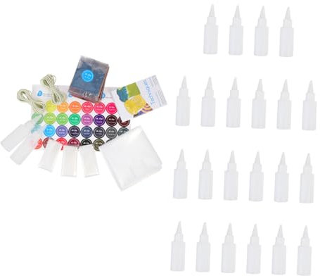 NUOBESTY Batik-Set für Bekleidungsstoffe Batik-Set in Farben für Erwachsene Jungen und Mädchen Partys Familientreffen