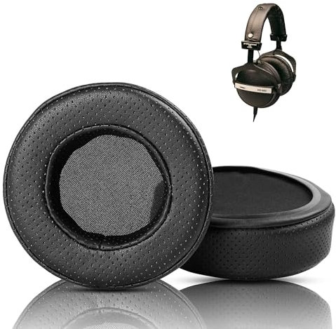 XRHTONG Cuscinetti Sostitutivi Traspiranti Compatibili con Superlux HD660 HD330 HD440 HD 330 440 Cuscinetti per Cuffie (Pelle Proteica Perforata/Schaum di Memoria)