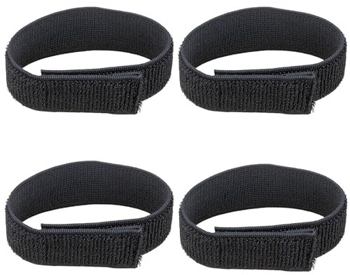 4 Stück Gummiband Hosenklammer, Gurtbänder Klettbänder Hosenbein Klammer Fahrradklammer, Hosenklammern Für Radfahrer, Hosenschutz Fahrrad Set, Hosenklammer Für Hosen Klettverschluss