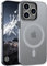 ORDA Magnetic Case for iPhone 15 Pro Max Case Compatible with MagSafe for iphone 15 Pro Max phone case Translucent Matte Slim Shockproof Cover phone case for iphone 15 Pro Max 6.7-Inch Gray
