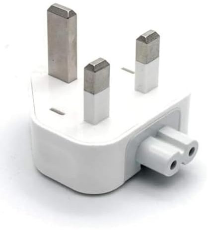 UK AC Power Adapter, Converter Wall Plug 3Pins Standard Head Charger Replacement for All MacBooks Pro Air 12W 30W 35W iBook iPod iPad iPhone USB USB-C MagSafe MagSafe 2 Power Adapters