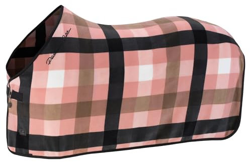 Eskadron Platinum Sweat Abschwitzdecke Fleece Check Soft Rouge/White/Black/Taupe, Größe:XS