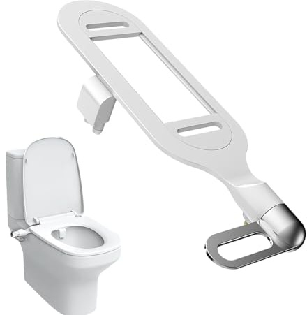 Bidet-Toilettensitz mit Doppeldüse, smarter Toilettenspüler, Selbstreinigung, verstellbares Wasser, Bidet mit Süßwasserspray, Bidet Aufsatz für Toilette