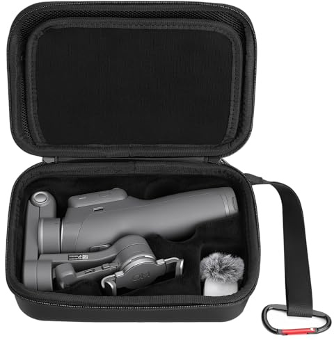 FPVtosky Case for DJI Osmo Mobile 8P Advanced Tracking Combo, Waterproof Portable Bag for Osmo Mobile 8P Gimbal Stabilizer and Other Accessories,PU Carry Case for Travel/Outdoor Photography[CASE ONLY]