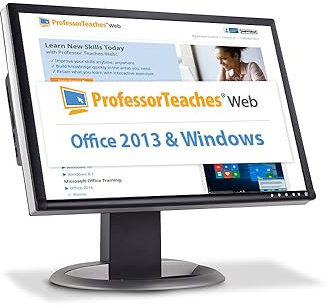 Professor Teaches Web – Office 2013 & Windows 10 - Annual Subscription [Online Code]