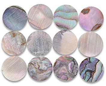 Inlay Dots Marker, Griffbrett 6 mm Inlay Dots Marker für Gitarre Ukulele Bass Mandoline Banjo Dekor