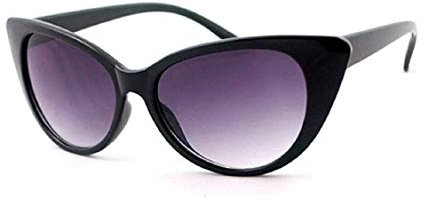Inception Pro Infinite (Montatura Nera - Lente Viola) Occhiali da Sole - Donna - Gatta - Occhio Di Gatto