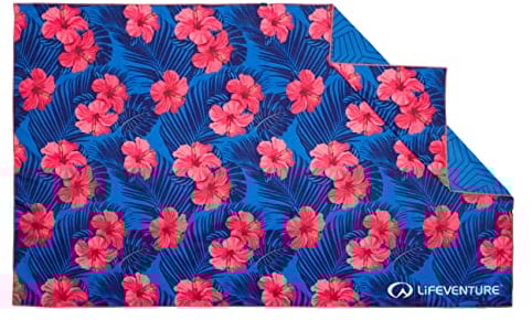 Lifeventure Recycelte Weichfaser Reisehandtuch - Kompaktes, leichtes, schnelltrocknendes Sport- und Strandhandtuch, sandfreies Design, riesig (Oahu)