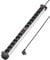 sygonix SY-4538268 Steckdosenleiste mit Schalter 12fach Schwarz, Silber Schutzkontakt 1St.