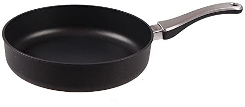 Pfannen Harecker I X-Lite Hochrandpfanne 28 cm Ø I Aluguss I 30 % leichter I PFOA-freie Antihaftbeschichtung I für Induktion, Gas, Ceran, Elektro I backofenfest bis 240 °C I Made in Germany