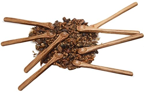 Small Wooden Spoons for Salt Mini Wooden Spoons for Spices Jar Spoons Little Spoons for Container Pack of 8