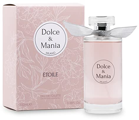 DOLCE & MANIA | Etoile Eau de Toilette - Parfum pour femme avec parfum floral et poudré, parfum pour femme, inspiré du monde du ballet, fabriqué en Italie, 100 ml