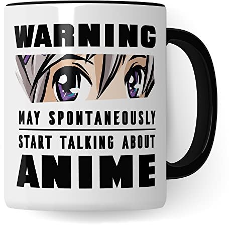 Tazza anime manga regalo giapponese, tazza da caffè humor witz idea regalo per Animefan