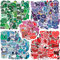 GamesMonkey® - Kit Adesivi 220 Pezzi - Neon, Böhmen - Colorful - Sticker Vinile Impermeabili Decalcomanie Stickers Aesthetic Phone MacBook Laptop Snowboard Chitarra Auto Moto Casco