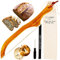 5 star moon Bread Slicer- 40 cm Bread Bow Saw For Slicing - Serrated Sourdough Bread Saw w/ Acacia Wooden Handle - Bread Cutter for Homemade Bread- Sourdough & Bagels Bread Slicer- Bread Cutter