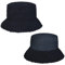 Seeberger Teddy Fur Wendehut Bucket Hat Fischerhut Kunstfellhut Damenhut Stoffhut (One Size - dunkelblau)