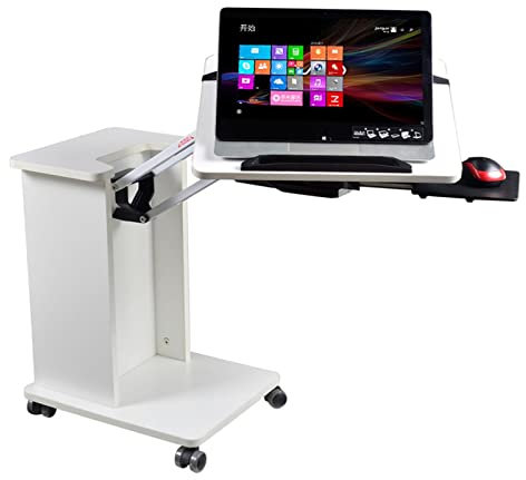 Multifunctional Moving Laptop Desk Arm Rotating Lift Sofa Bedside Notebook Stand Lazy Computer Table