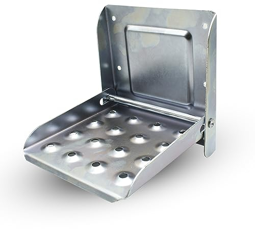 DOJA Barcelona | Gradino Pieghevole per Camion | Acciaio Zincato | 192x189x172 mm | Pieghevole | 1 pezzo | Gradino Pieghevole Furgone | Gradino Pieghevole Camper, Caravan, Rimorchio