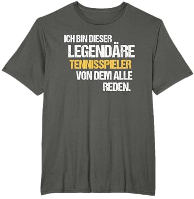Tennisspieler TShirt Spruch Lustig Legende Tennis T-Shirt
