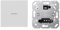 Jung Home Tastdimmer 1710DE Tastdimmer Standard LED + BTLS17101WW Taster Wippe 1-fach Alpinweiß Serie LS