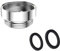 ORTAVA Wasserhahn Adapter, Gewindeadapter für Außengewinde M22 auf Innengewinde M22, Ideal für Luftsprudler und Waschbecken