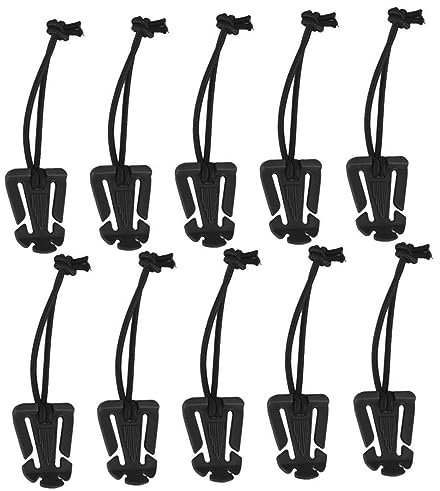 YARNOW 10er Set Web Dominator Schnallen Clips Mit Elastischem Band Für Rucksack Und Gurtmanagement Taktische Strap Buckle