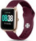 VELULYX Silikonarmband für Veryfitpro Smartwatch ID205L, 19mm Sportarmband für GRV FC1,IDW15, ID205L, ID205U, ID205S, ID205G, ID215G, ID216, SW020, SW021, SW023, YM020, YM021, YM023, Uwatch3 Ufit GT