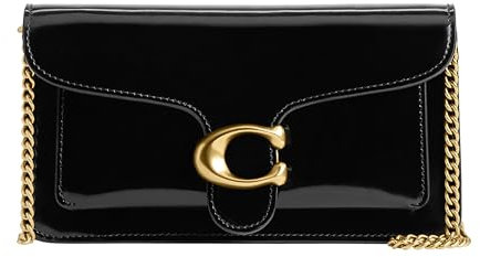 COACH Embrayage à chaîne Tabby, B4/Noir, Taille unique