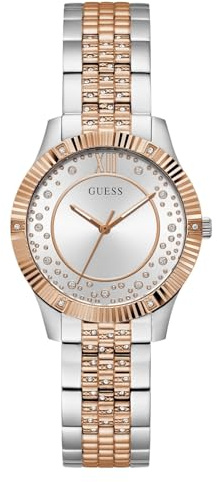 Guess Damen Analog Quarz Armbanduhr Starstruck