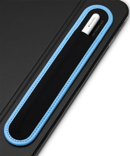 Afterplug Stylus-Halter für Apple Pencil 1st & 2nd Gen, USB-C & Pro und Slim Stylus, zweifarbiges Design, Mikrofaser-Basis, reißfeste elastische Hülle, 3M-Kleber zur Befestigung an der Hülle,