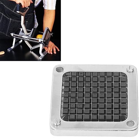 French Fry Cutter Replacement Blade,Stainless Steel Manual Potato Cutting Machine Blade Commercial Vegetable Chopper Dicer for Fruit Cutting Machine Tomato Onion French Fries (9mm)