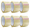 Goldstar Leisure GSL Heavy Duty Parcel Tape - 6 Rolls (48mm x 60m) - Strong Heavy Duty Clear Tape for Packing Boxes, Secure Packaging Tape for Moving House, long term storage, sticky (Clear, 6 rolls)