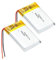 2Pcs 3.7V 300mAh 602030 Rechargeable Lipo Batterie Remplacement Lithium Polymère pour écouteurs, Jouets RC, Balance numérique, Beauté Instrument Batterie