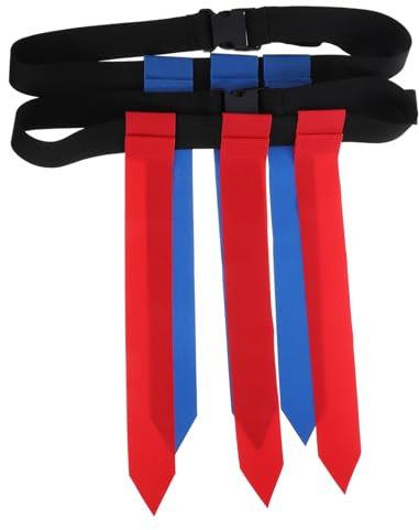 PAMINGONO 2st Sportbund Pop-flaggen-fußballfahnen Triple-flag-football-gürtel Fußballflaggen Mit Dreifacher Bedrohung Rugby-flagge Sportflagge Fußballfahnen Und -gürtel Rugby-gürtel Nylon