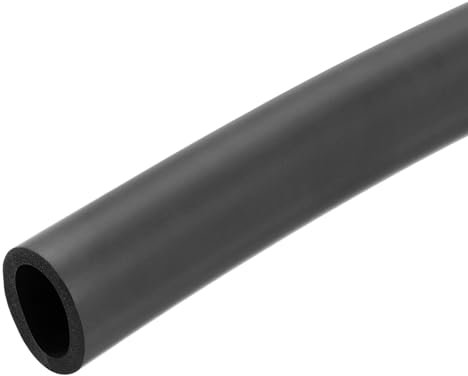 QUARKZMAN 1m Rohrisolierung Schaumstoff, Durchmesser 32mm Isolierstärke 6mm Heizungsrohr Verkleidung für Fitnessgeräte, Rohre (Schwarz)