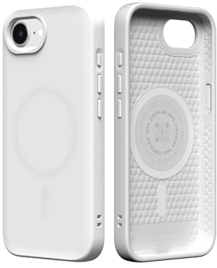 RhinoShield SolidSuit Hülle für MagSafe für iPhone 17e / 16e | Starker Magnet, Fallschutz nach Militärstandard, klassisches Design, kabelloses Laden, schlankes Profil