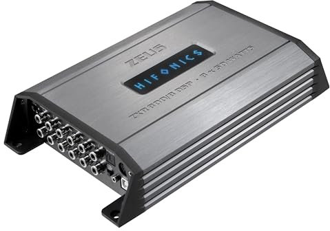 HiFonics ZXR800/8DSP - 10-Kanal DSP mit 8-Kanal Car-Hifi Verstärker | integr. Bluetooth 5.0 | MX-Connect® Anschluss, kompatibel mit Plug-&-Play Adapterkabeln für viele Fahrzeugtypen