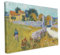 Gemälde von Vincent Van Gogh auf Leinwand gedruckt - Wandbild - 2cm Holzrahmen - 280g starker Canvas - 80L x 120B - Bauernhaus in der Provence (1888)